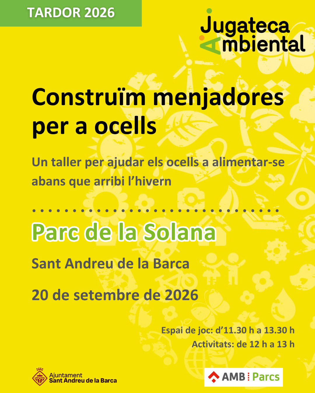 Construïm menjadores per a ocells